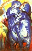 Franz Marc The Tower of Blue Horses France oil painting artist
